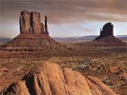 mesas in the desert