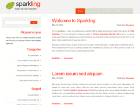 Preview sparkling - FREE HTML CSS JavaScript Template