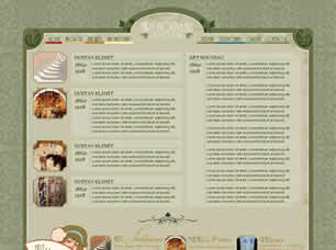 Preview art nouveau - FREE HTML CSS JavaScript Template