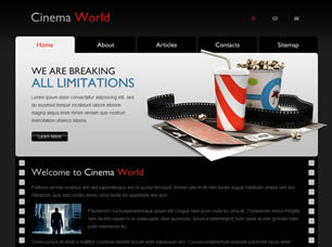 Preview cinema world - FREE HTML CSS JavaScript Template