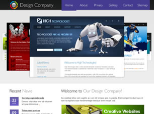 Preview design company - FREE HTML CSS JavaScript Template