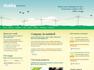 Preview dusky - FREE HTML CSS JavaScript Template