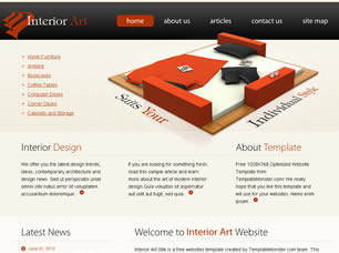 Preview interior art - FREE HTML CSS JavaScript Template