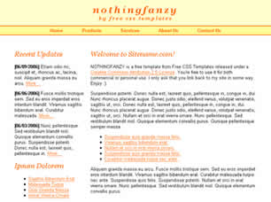 Preview nothingfanzy - FREE HTML CSS JavaScript Template