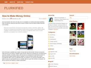 Preview plurkified - FREE HTML CSS JavaScript Template