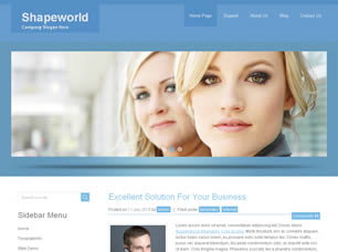Preview shapeworld - FREE HTML CSS JavaScript Template