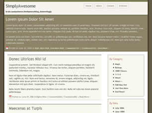 Preview simplyawesome - FREE HTML CSS JavaScript Template