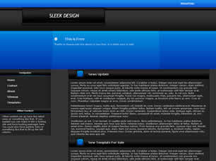Preview sleek design - FREE HTML CSS JavaScript Template