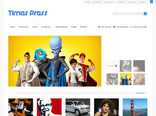 Preview times press - FREE HTML CSS JavaScript Template