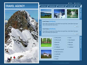 Preview travel agency - FREE HTML CSS JavaScript Template
