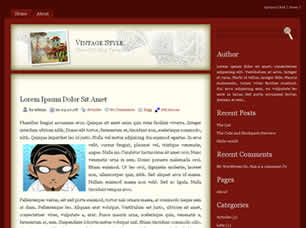 Preview vintage style - FREE HTML CSS JavaScript Template
